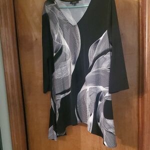 Alfani Monochrome Patterned Garment dress